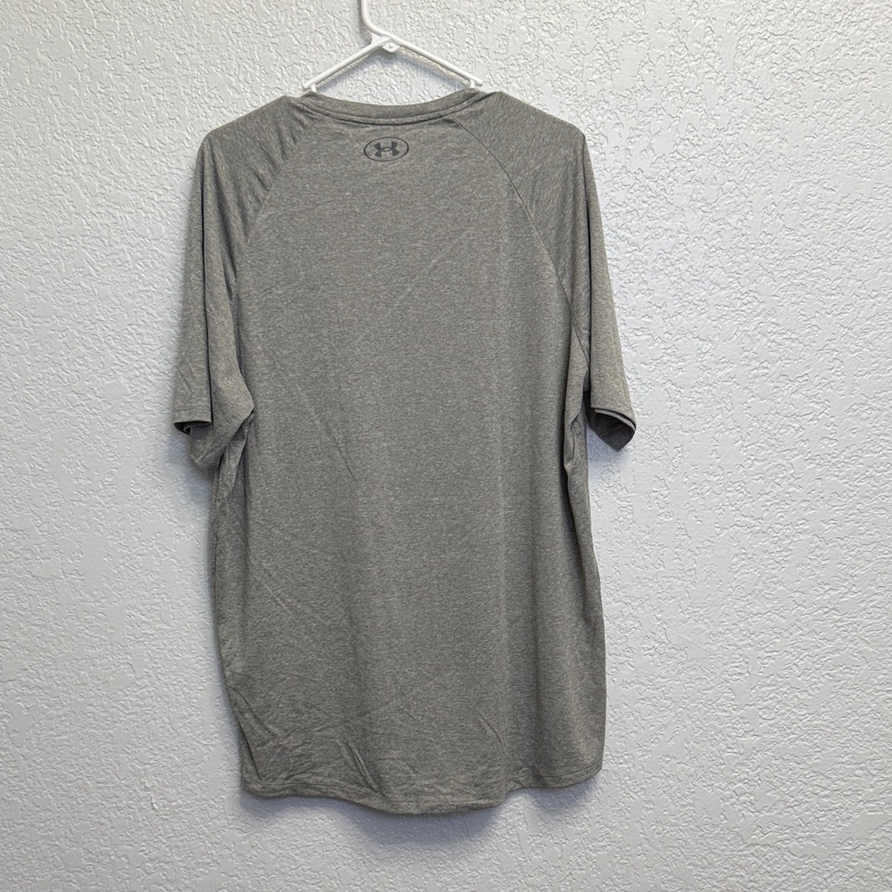 UA NWT Gray Tee w/ Red Texas Tech Football Print - Picture 3 of 5